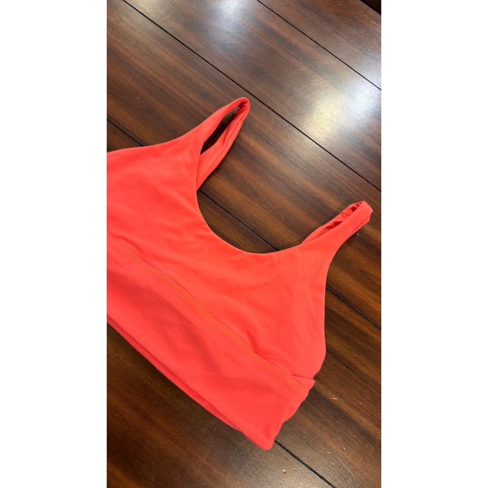 Lululemon Align Reversible Bra Light Support Nulu Coral Pink Size 10 LW2CYOS - Picture 12 of 14